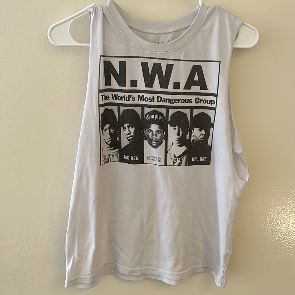 NWA muscle Tee used